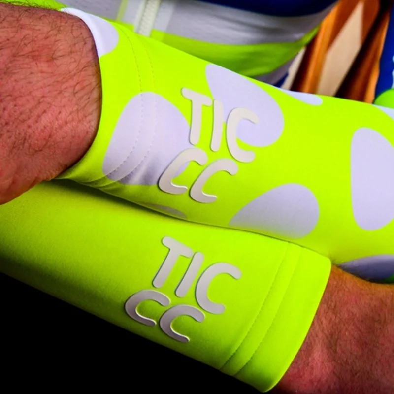 Arm Warmer 5 Это Ticcc команда красный Велоспорт Джерси для мужчин синий и розовый рукав цикл одежда hombres ropa de ciclismo дышащая велосипедная спортивная рубашка - Цвет: Arm Warmer 5