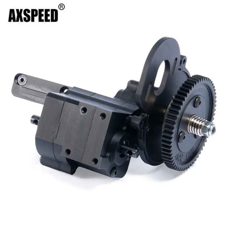 CNC Алюминиевый Чехол передачи коробка 2 скорости передачи для Axial Wraith 90048 1/10 RC автомобиль Гусеничный