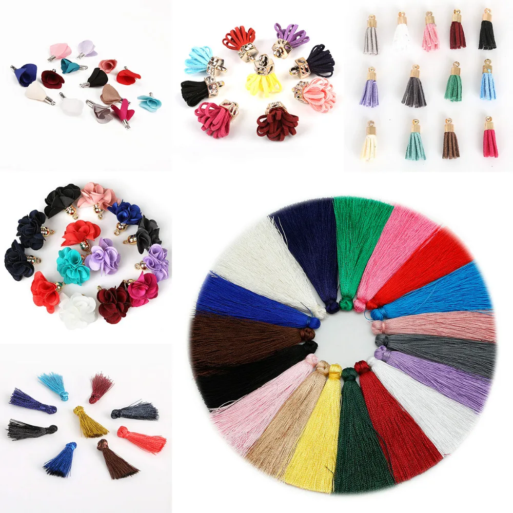 38 стилей кисточка бахрома швейная челка отделка ключ для шелковых кисточек DIY