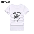 HETUAF GRL PWR футболки с феминистским рисунком кулака, женские хипстерские женские футболки 2018, летняя женская футболка для феминизма Tumblr в стиле панк, Женский Топ