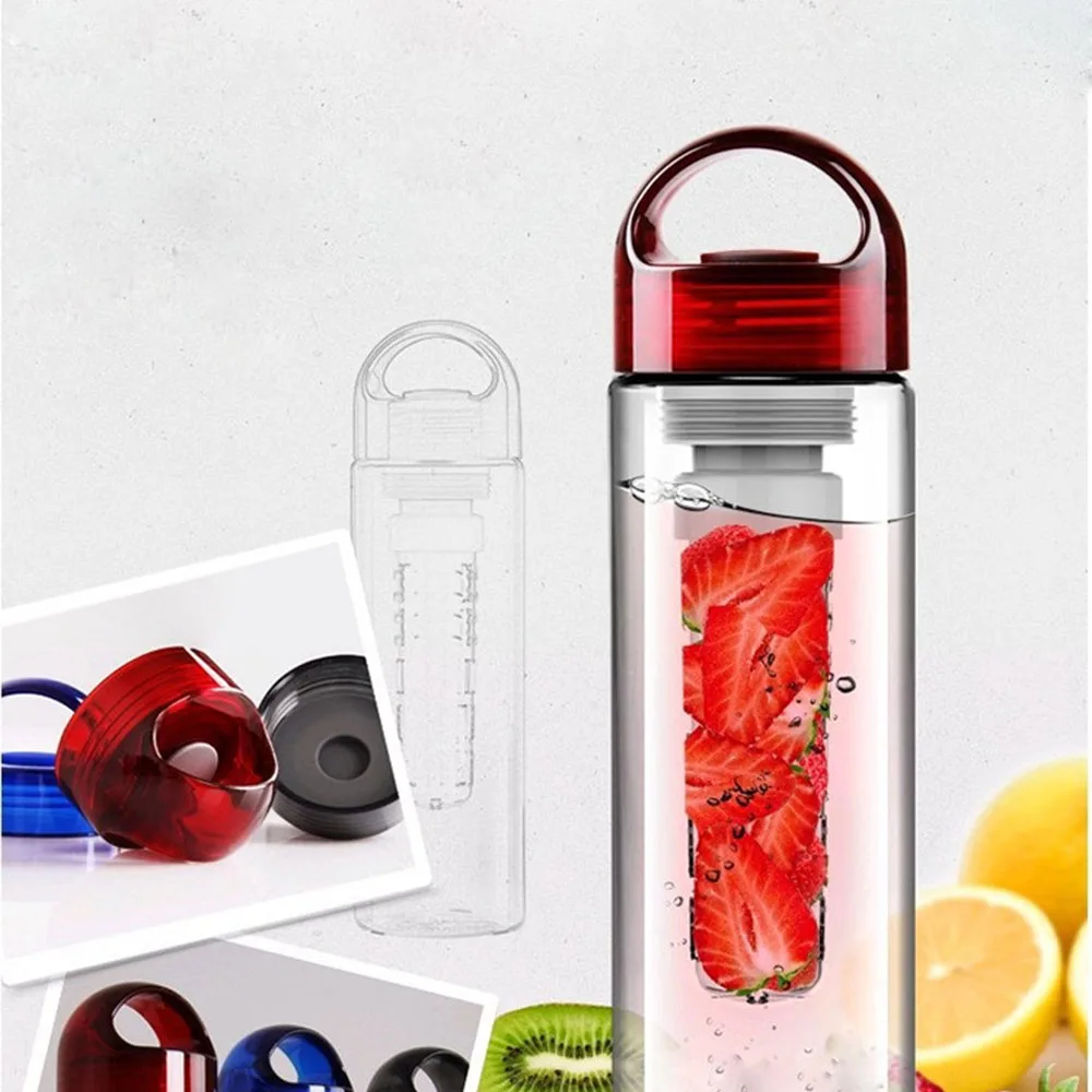 Бутылка для воды с фруктами без Bpa Спортивная коробкой здоровья лимонный сок