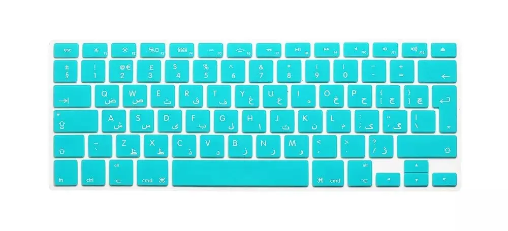 Силиконовый чехол для клавиатуры силиконовая евро-клавиатура Apple Macbook Air Pro Retina 13 15