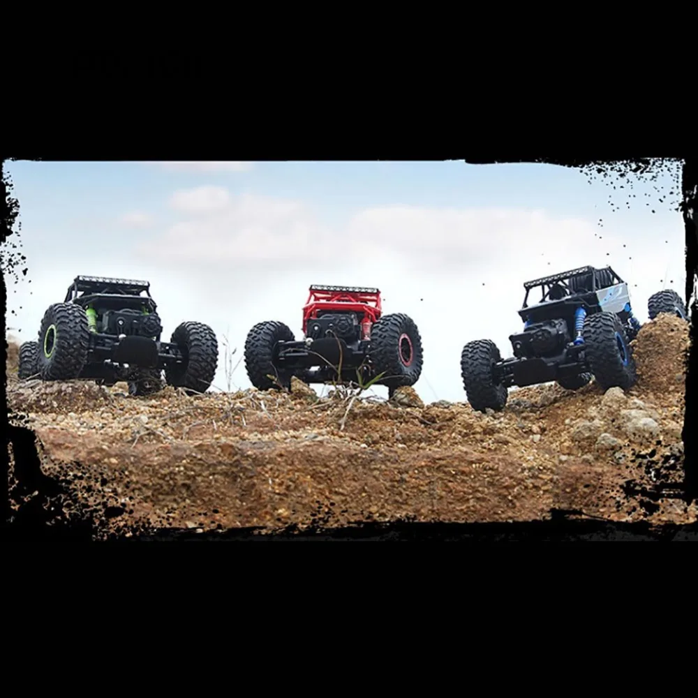 Pokich RC автомобиль 4WD 2 4 GHz альпинистский 4x4 двойной двигатель Bigfoot дистанционное