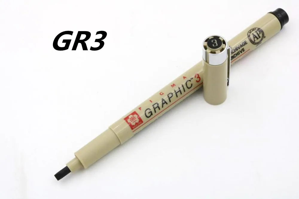Pigma Micron sakura, графический дизайн, ручка finliner 005 01 02 03 04 05 08, ручка, кисть для рисования, художественные маркеры