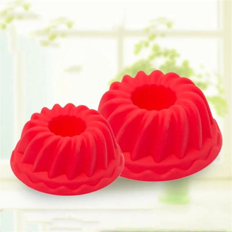 

HOMETREE 6Pcs Silicone Breakfast Boiled Cake Mould Kitchen GadgetsTart Non-Stick Shellless Molds Separator Cake Tool H635