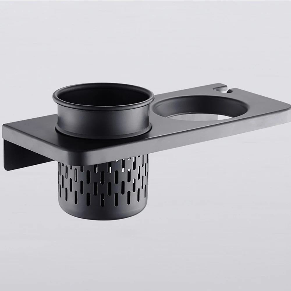 Перфорированная сушилка для волос бытовая стойка хранения ванной настенная