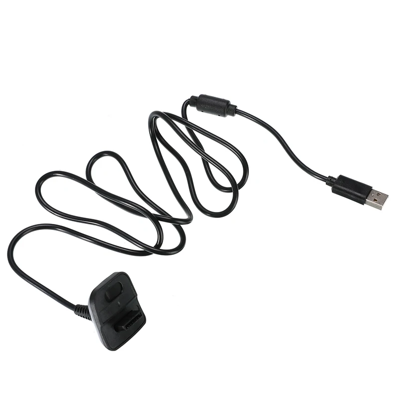 Для Xbox 360 игровой контроллер USB зарядный кабель беспроводной контроллер usb-геймпад джойстик кабель питания зарядное устройство Черный