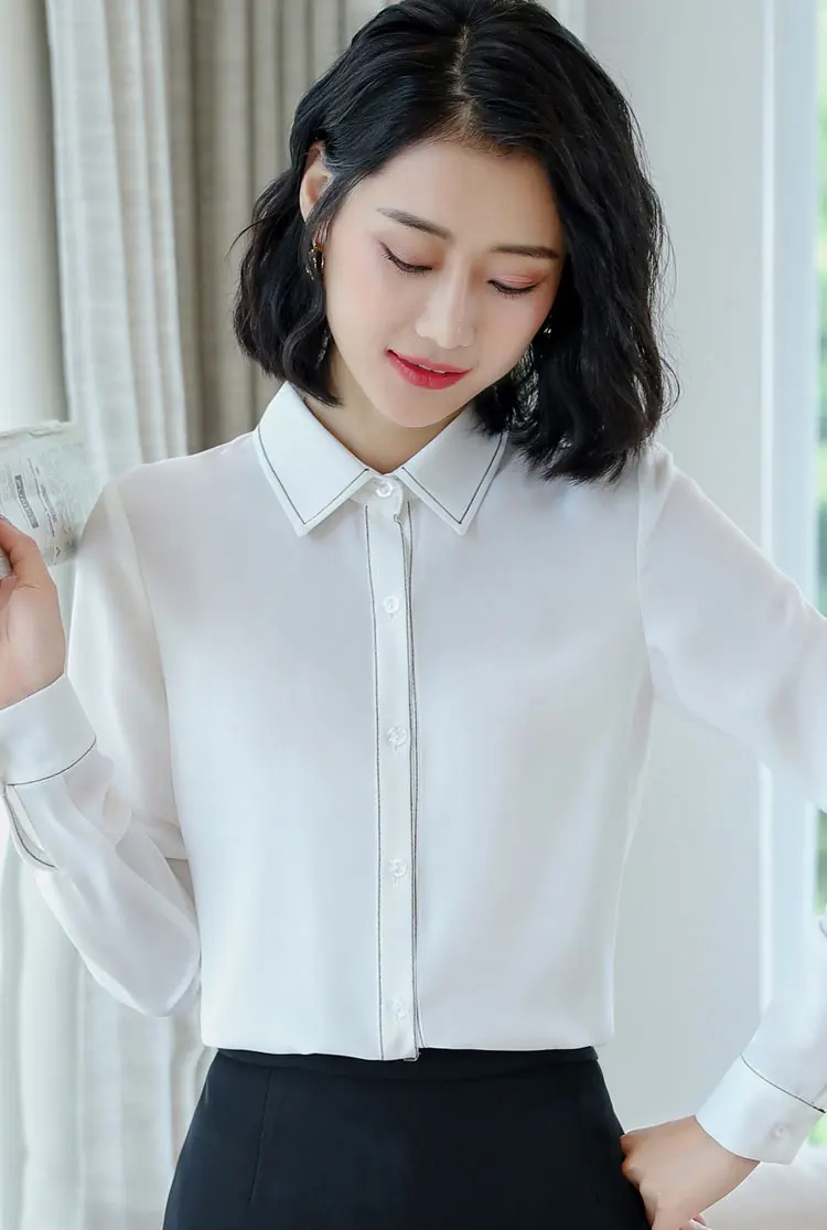 white shirt IZICFLY, стиль, черный блейзер, комплект с юбкой, офисные костюмы для женщин, униформа для леди, наряд для работы, элегантный, 2 шт., юбка, костюм, Большой размер - Цвет: white shirt