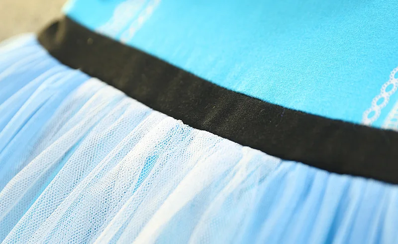 Платье с героями мультфильмов для маленьких девочек костюм дня рождения платье