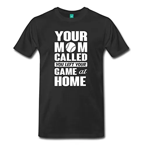 Свет Экипажа Шея Короткая baseballer Юмор мужская Премиум Топ Мужская Майка|men t shirt|t