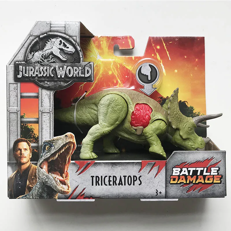 16-20 см оригинальные игрушки Мир Юрского периода атака пакет Velociraptor Трицератопс Дракон ПВХ фигурка модель куклы игрушки для детей