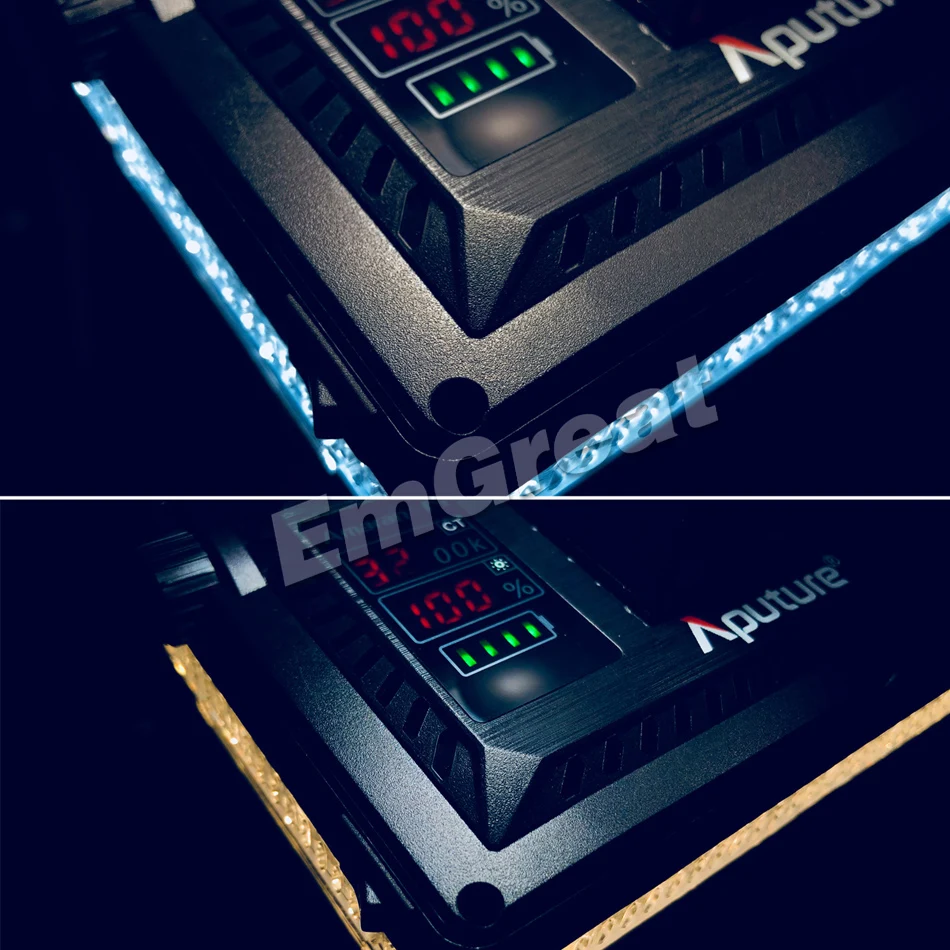 Aputure Amaran AL-F7 двухцветная температура 3200-9500K CRI/TLCI 95+ 256 шт. светодиодный бесступенчатая регулировка камеры светодиодный светильник для видео