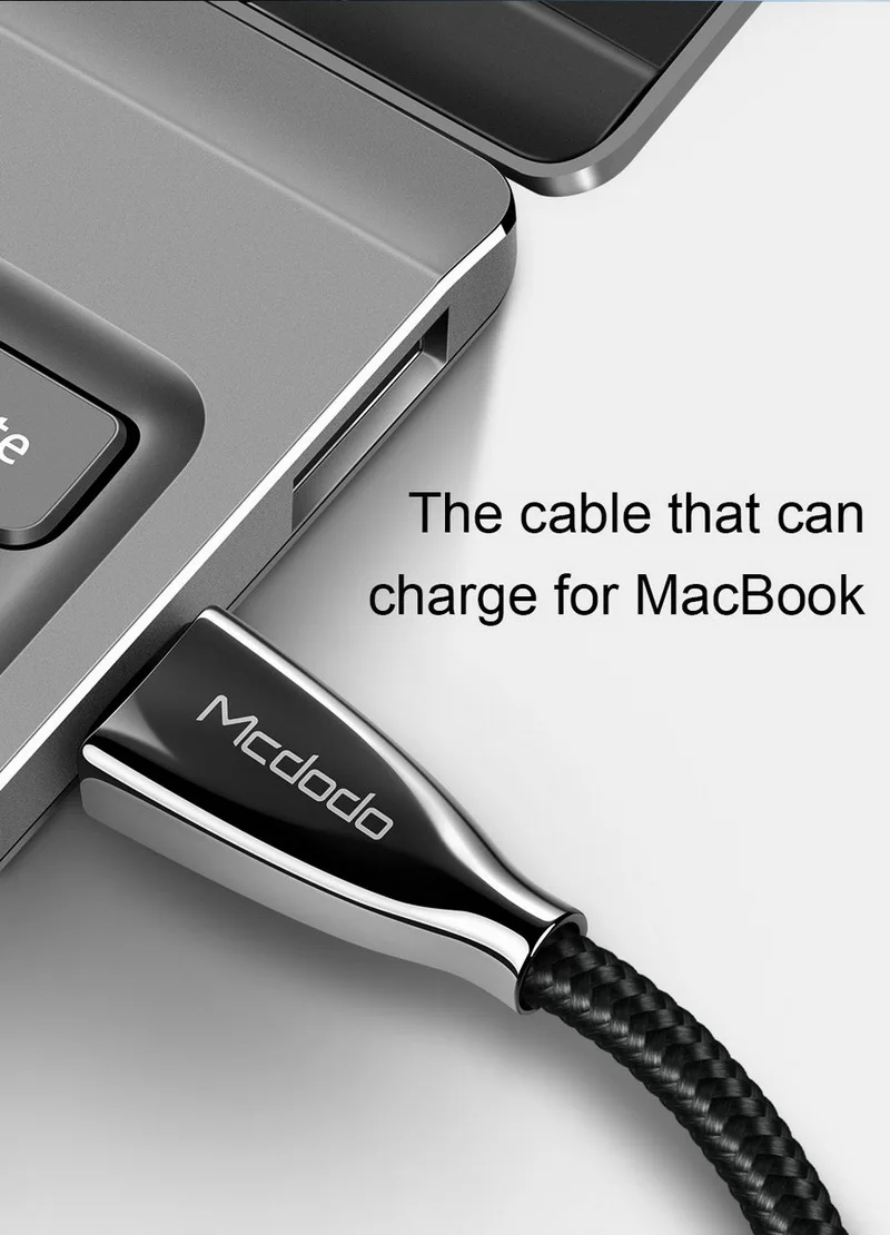 MCDODO 60 Вт PD Быстрая зарядка 3A usb type C кабель для USB C кабель для samsung S10 Xiaomi Mi 9 Oneplus 6t зарядное устройство type-C кабель USB-C