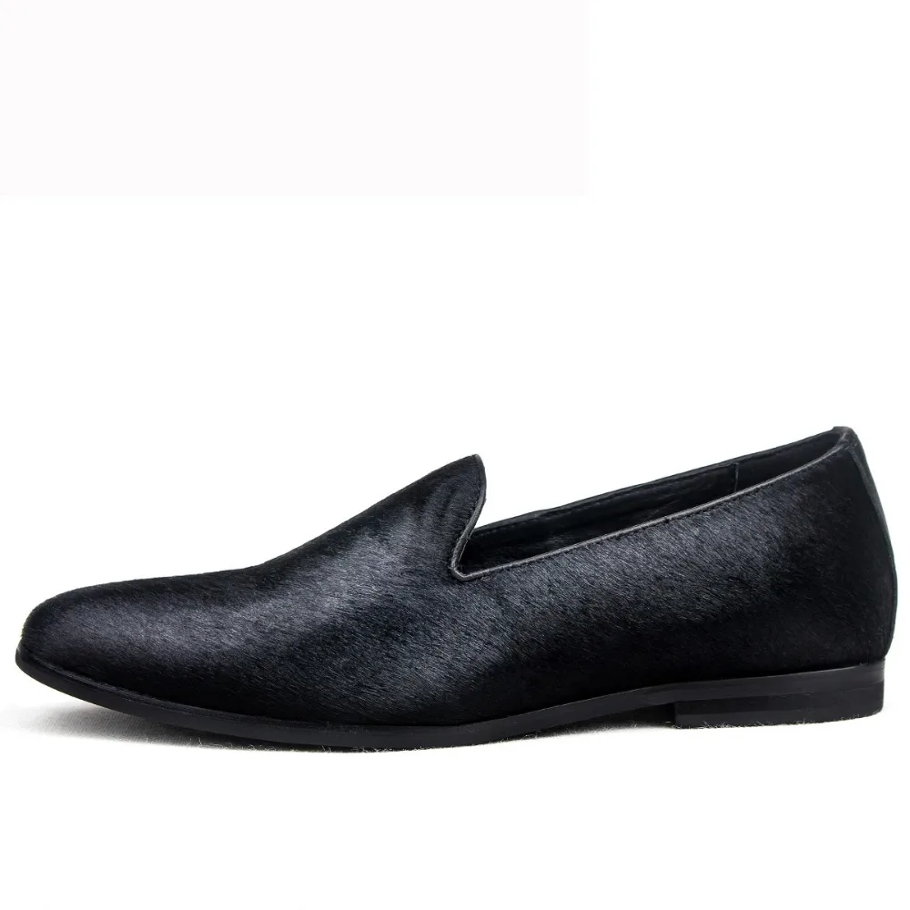 MYCOLEN Men Black Loafer Shoes Trendy Leather Slip-On Loafers Vintage Style Driving Casual Flat Scarpe Uomo Estive | Обувь