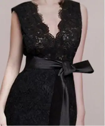 Женское вечернее платье с цветочным кружевом облегающее миди без рукавов поясом