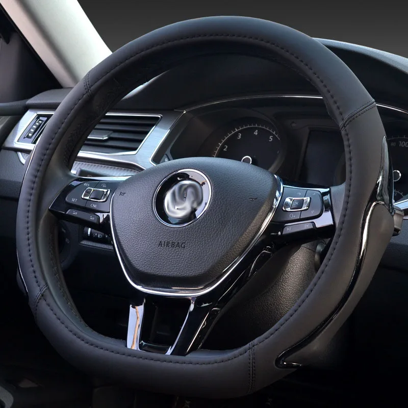 Чехол на рулевое колесо d типа чехол четыре сезона для Alfa Romeo Stelvio Giulia Audi TT RS VW Tiguan UP