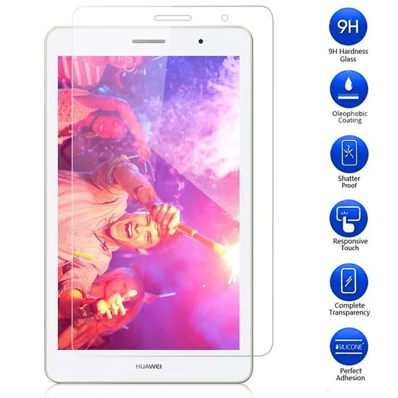 

Screen Protector for Huawei Mediapad T3 8 Inch Tempered Glass Clear 9H Hardness Screen Protector for Huawei T3 8 KOB-L09 KOB-W09