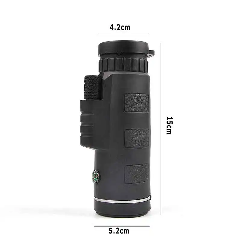 Bestsight 40X60 Монокуляр телескоп HD Мини Монокуляр Открытый Охота Кемпинг прицелы с компасом телефон клип