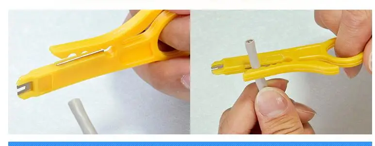 10 шт./лот сетевой ethernet-кабель тестер RJ45 комплект RJ45 Обжимные щипцы, обжимные клещи для заделки RJ11 Cat5 Cat6 провода линии детектор
