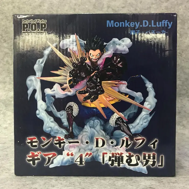 Одна штука соломенная шляпа Пираты Шестерня четвёртая Обезьяна D. Luffy ПВХ фигурка