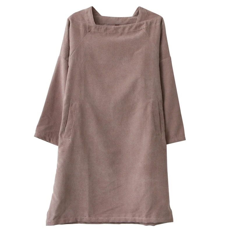 Женское вельветовое платье с длинным рукавом летучая мышь|dress shrit|dress empiredresses petites |