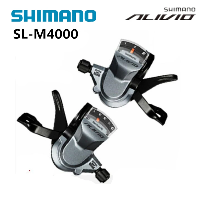 Рычаг переключения передач Alivio m4000 рычаг MTB R + L 3x9 SPD Rapidfire Plus|Велосипедный
