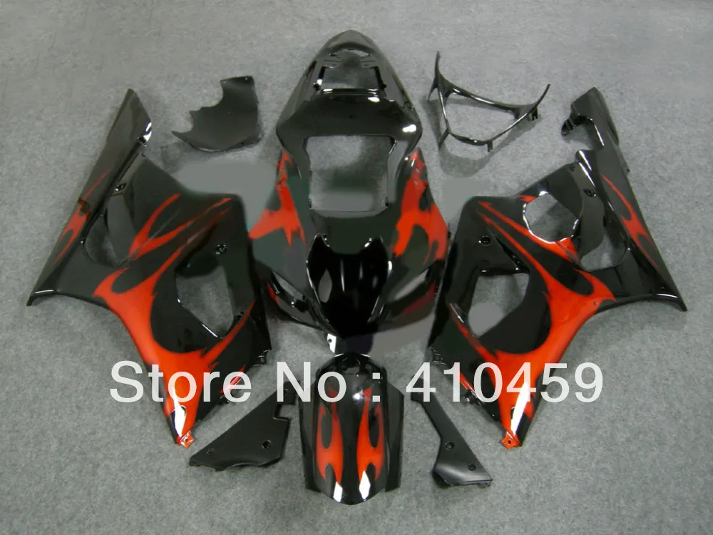 Комплект обтекателей для Мотоцикла SUZUKI GSXR1000 GSX R1000 GSXR 1000 K3 03 04 2003 2004 красный