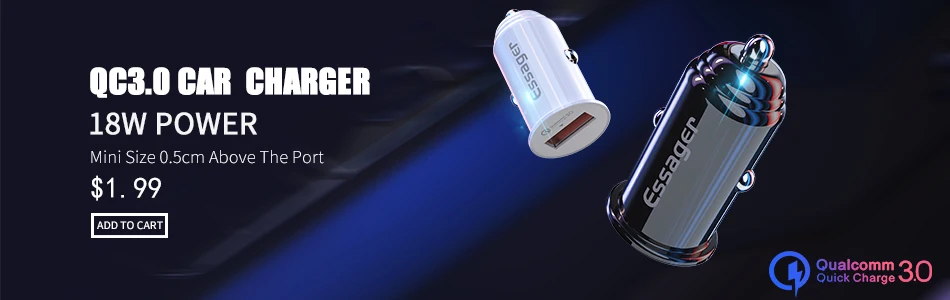 Essager Mini power Bank 10000 мАч Внешний аккумулятор Портативное зарядное светодиодный power bank для Xiaomi iPhone X 8 7 6 samsung мобильные телефоны