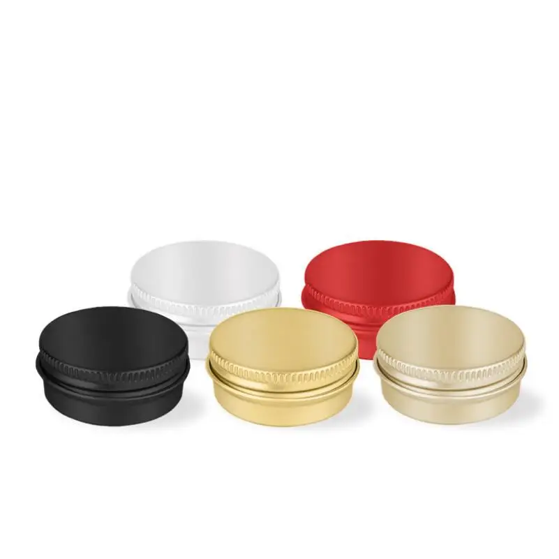 Алюминиевые жестяные банки объемом 1/2 унции круглая банка для хранения с