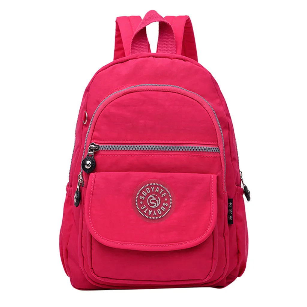 Hot Pink OCARDIAN рюкзак Новая мода унисекс большой вместительный рюкзак водонепроницаемый ткань Оксфорд нейлоновый рюкзак для студентов Прямая поставка May10 - Цвет: Hot Pink
