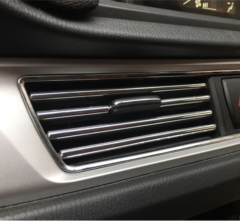 Автомобильный Стайлинг U-образная декоративная полоса для декорирования решетки