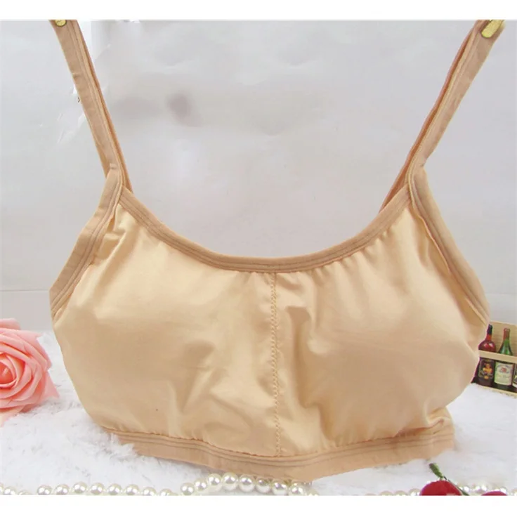 Khaki 1 шт., сексуальный Модный женский мягкий хлопковый бюстгальтер, укороченные топы, 3 полосы, майка с вырезами, пляжные майки - Цвет: Khaki