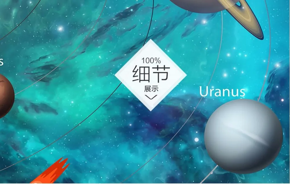 Фотообои на заказ 3d обои Космическая Звезда картина для детской комнаты