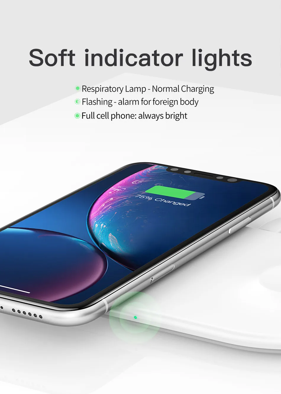 Беспроводное зарядное устройство 2 в 1 для Apple Watch 4/3/2/1 обновленная версия быстрая Беспроводная зарядка для iPhone 8 Xs Max samsung S9