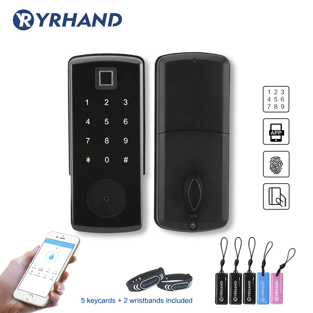 TTlock приложение электронный дверной замок, цифровой Смарт Bluetooth приложение без ключа, клавиатура код пароль дверной замок