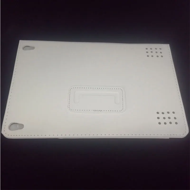 Белый Myslc кожаный чехол для BDF W960 Восьмиядерный Android 7,0 телефонный звонок sim-карта 4G 3g 10,1 дюймов планшет - Цвет: Белый
