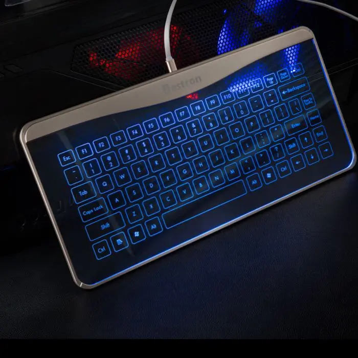 Bastron Cool Electronic Gadgets Glass Keyboard Micro USB Mouse Smart Touch For Mac OSX Windows Android | Компьютеры и офис