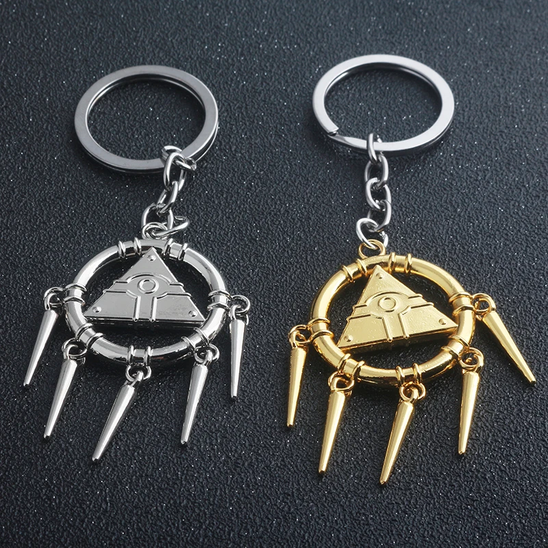

Hot Game Jewelry Yugioh Items Puzzle Eye Necklace Pendant For Gifts Tassel Necklace for Women Gift souvenir