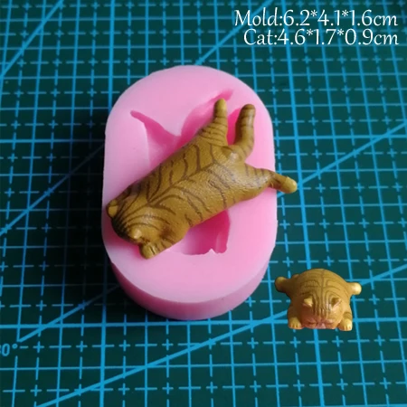 Новинка 10 типов силиконовая форма для торта в виде кошки корги бульдога