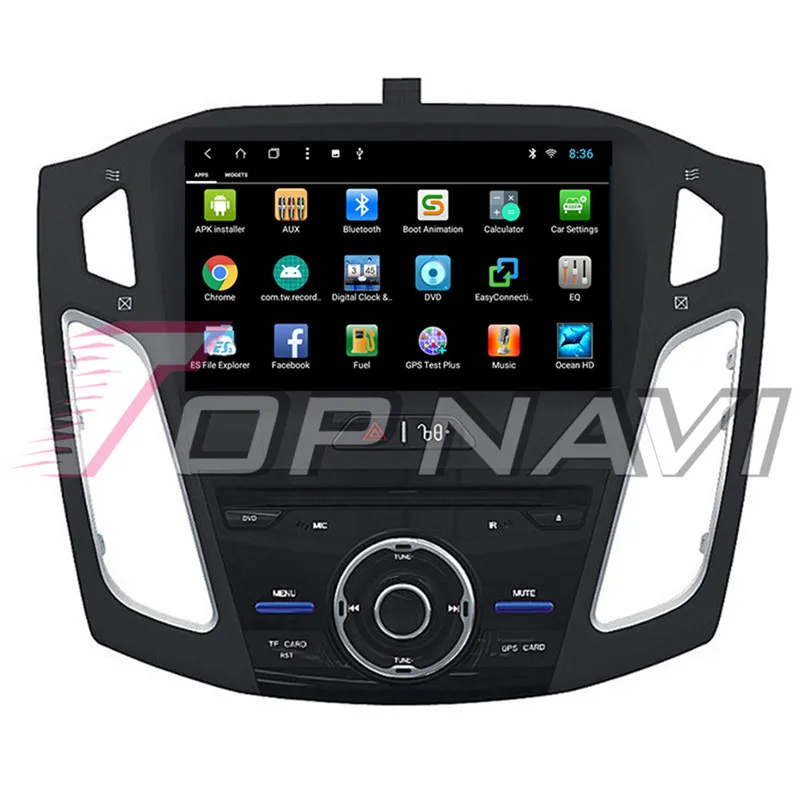 Автомагнитола для Ford Focus 2012 2013 2014 2015 9 дюймов Android 8 1|GPS транспорта| |