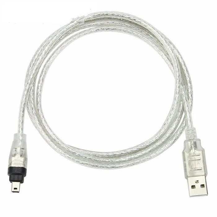 USB штекер к Firewire IEEE 1394 4 контактный iLink адаптер Шнур firewire кабель для SONY DCR TRV75E DV|1394