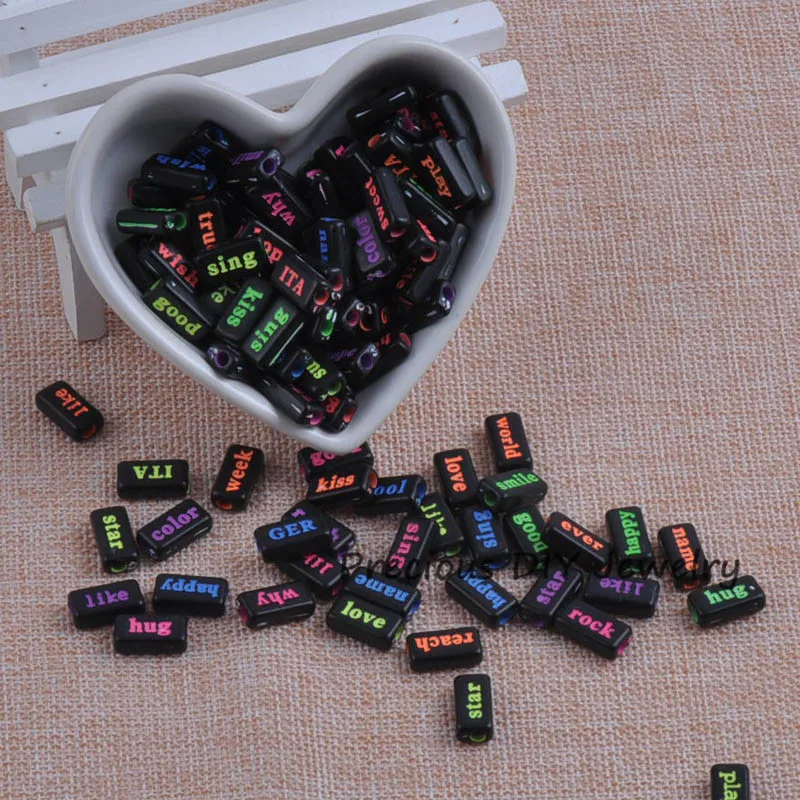 Акриловые бусины разделители для изготовления ювелирных изделий смешанные с