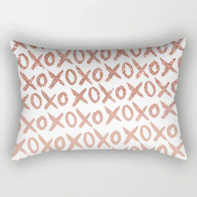 19--NO Pillow core SENNLLJUNG 30*50 см прямоугольник Терилен декоративные пледы наволочка с геометрическим узором полосатый принт Цветок Наволочка для дома - Цвет: 19--NO Pillow core