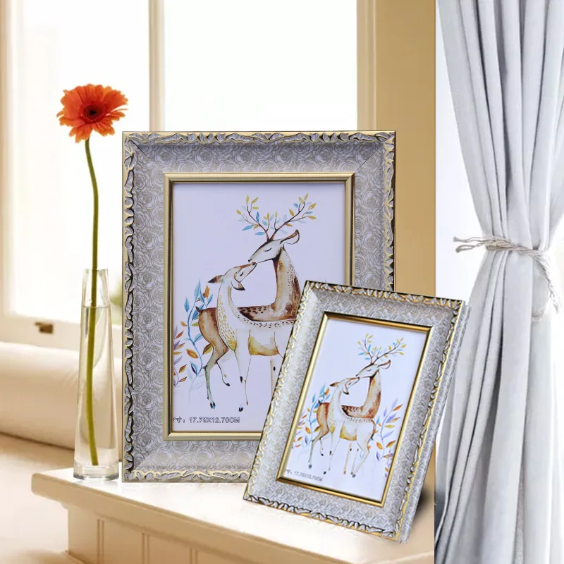 Классическая фоторамка картина рамка Cretive Home Art декор подарки Винтажная настольная фоторамка для фотографий " 8" 1" 12" А4 Фото