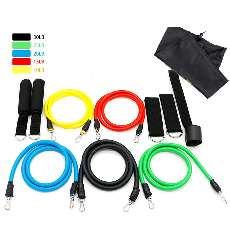 Эластичные ленты для фитнеса 11 шт./компл.|Эспандеры| |