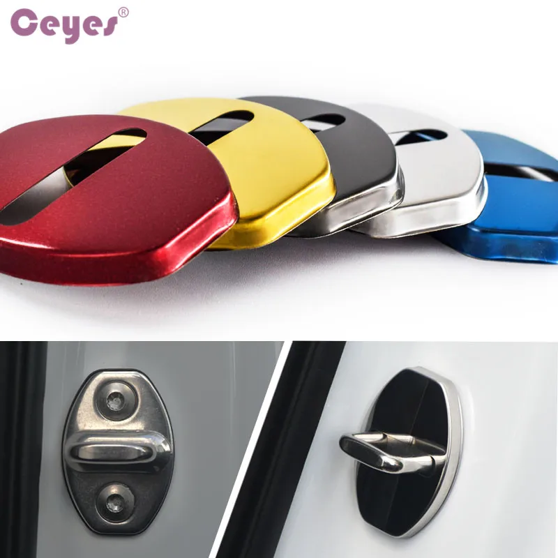 Ceyes 4 шт. чехол для автостайлинга Seat Leon Ibiza Altea Skoda Octavia VRS Audi S Line Volkswagen VW R