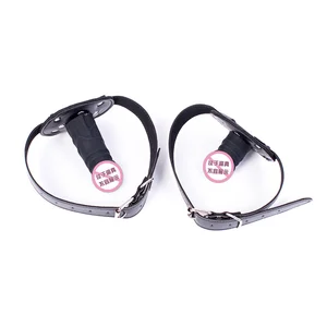 Силиконовый фаллоимитатор для пениса, заглушка для рта рабский кляп в рот, секс-игрушки для взрослых, БДСМ