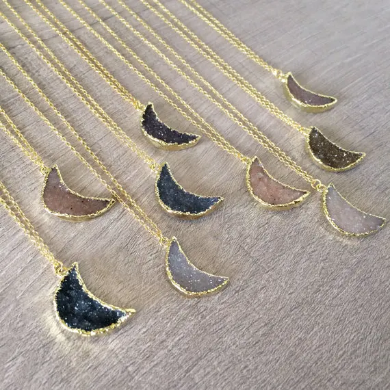 Ожерелье с кулоном в виде полумесяца подвеска полумесяца|moon pendant necklace|moon necklacefashion