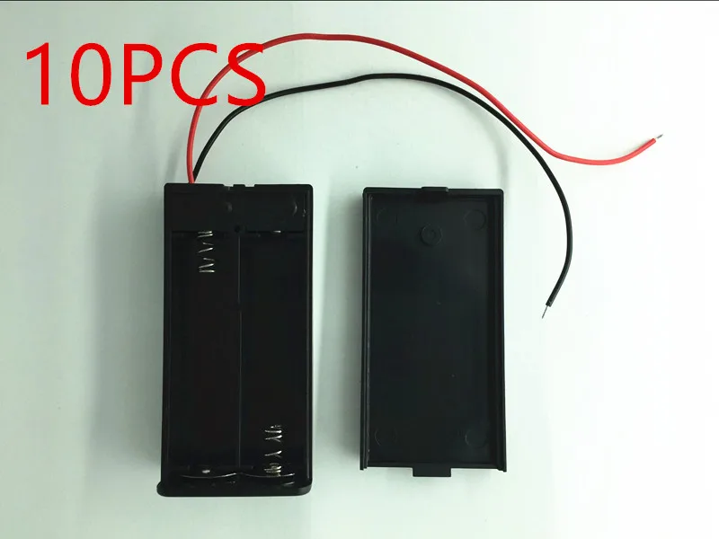 10 шт. 2 X AA 3V Батарея хранения Чехол держатель коробка колпачкового на
