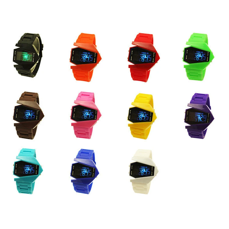Мужские цифровые часы женские ретро светодиодные спортивные водонепроницаемые